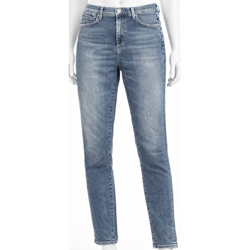 Citizens of Humanity Slim Straight Mid Rise Jeans 31 Made USA Stretch Denim